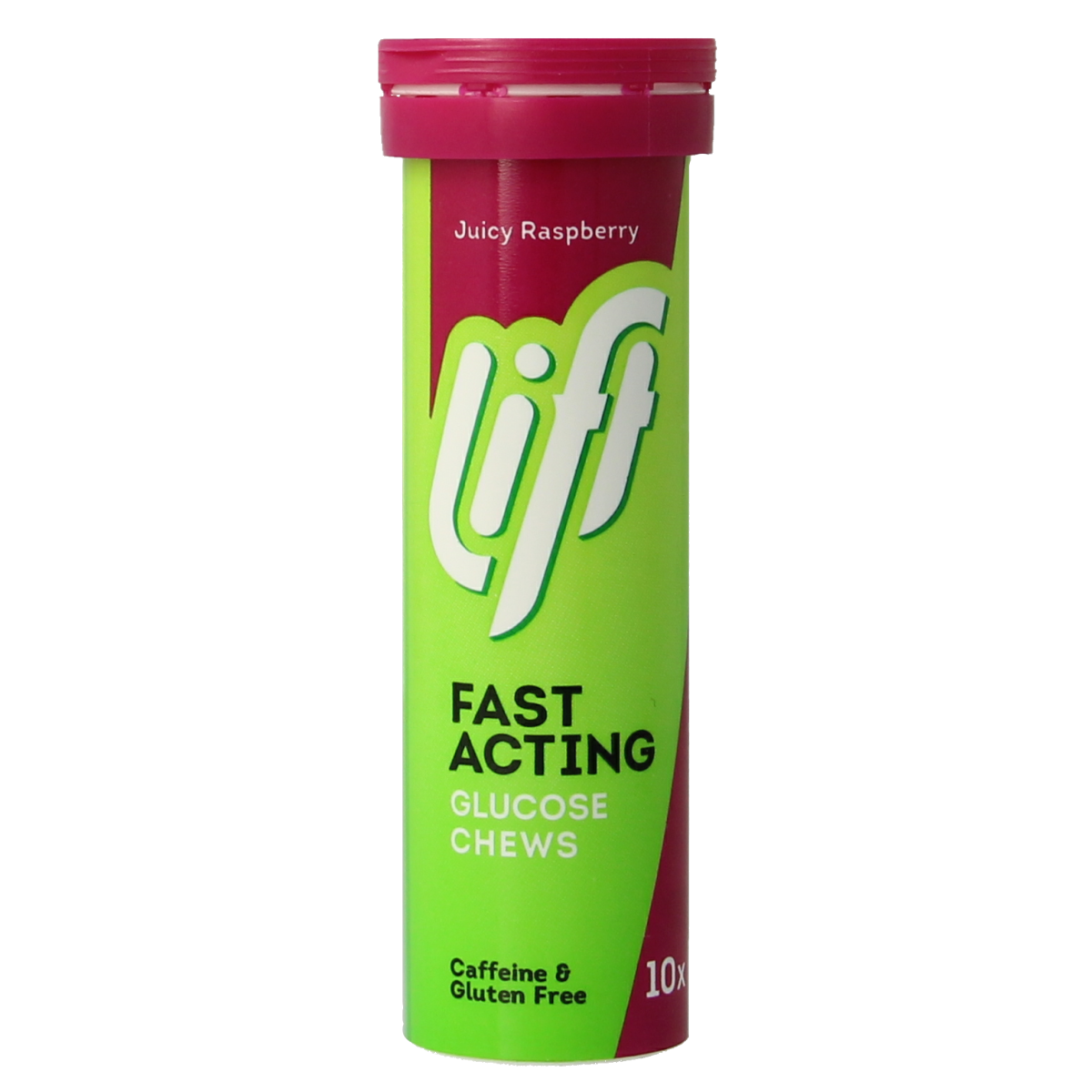 Lift Glucotabs framboos meeneembuisje 10.00 Tabletten