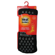 Heat Holders Mens socks anti slip 6-11 black/grey 1 Paar