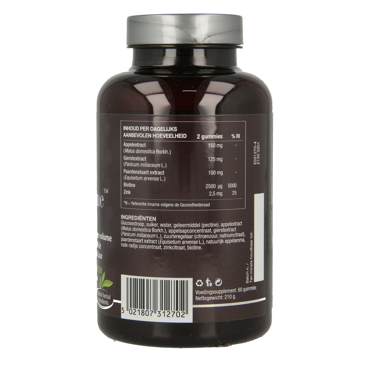 New Nordic Hair volume 60.00 Gummies
