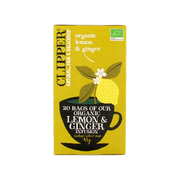 Clipper Lemon & ginger tea bio 20 Zakjes