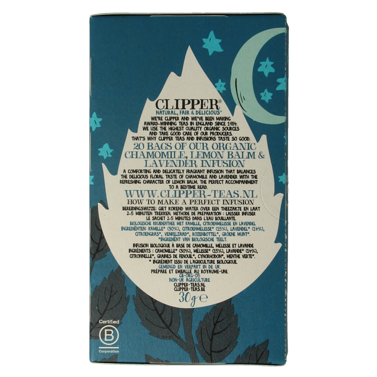Clipper Snore & peace bio 20.00 Zakjes