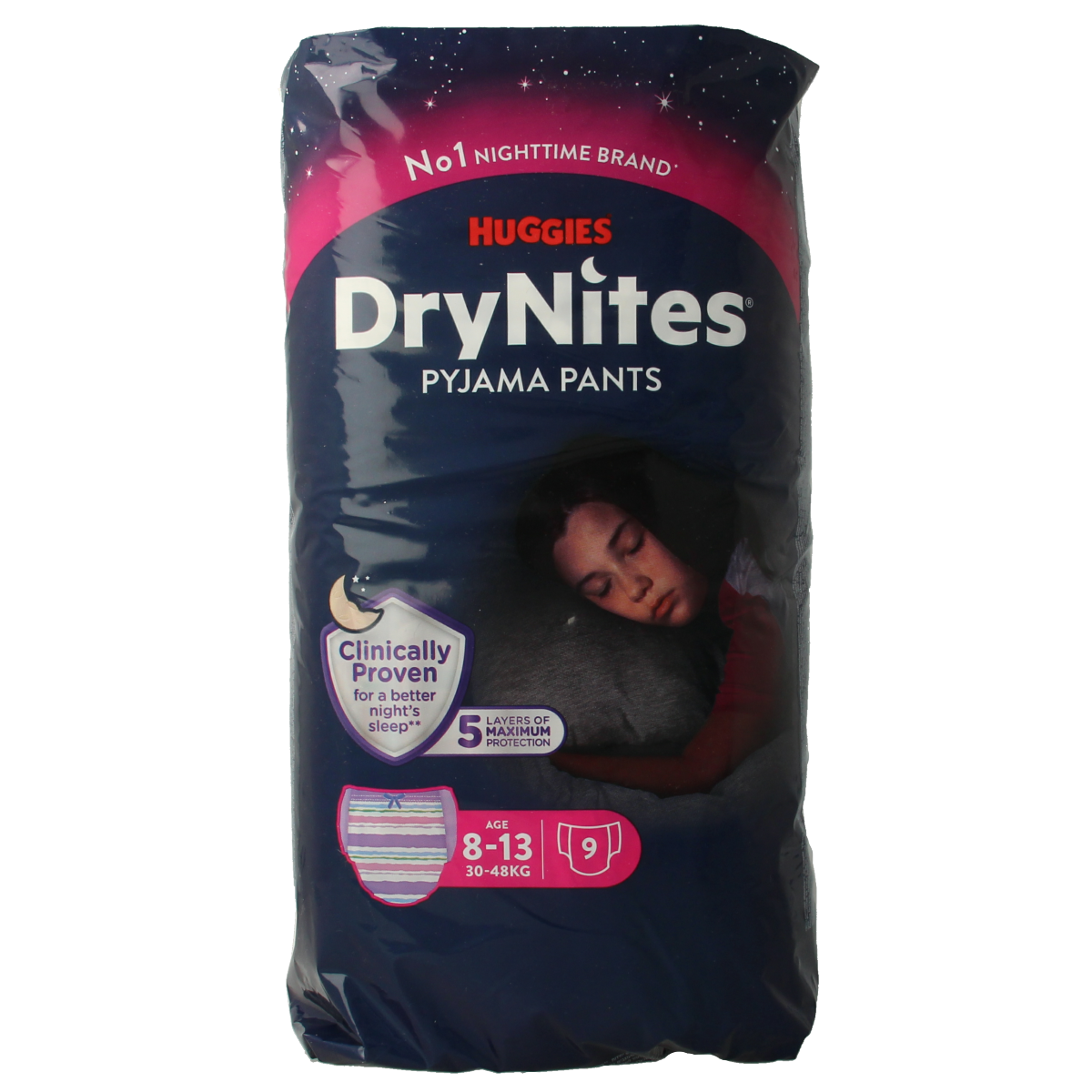 Huggies Drynites girl 8-13 jaar 9.00 Stuks