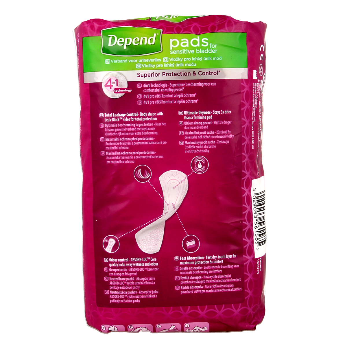 Depend Normaal plus 12.00 Stuks
