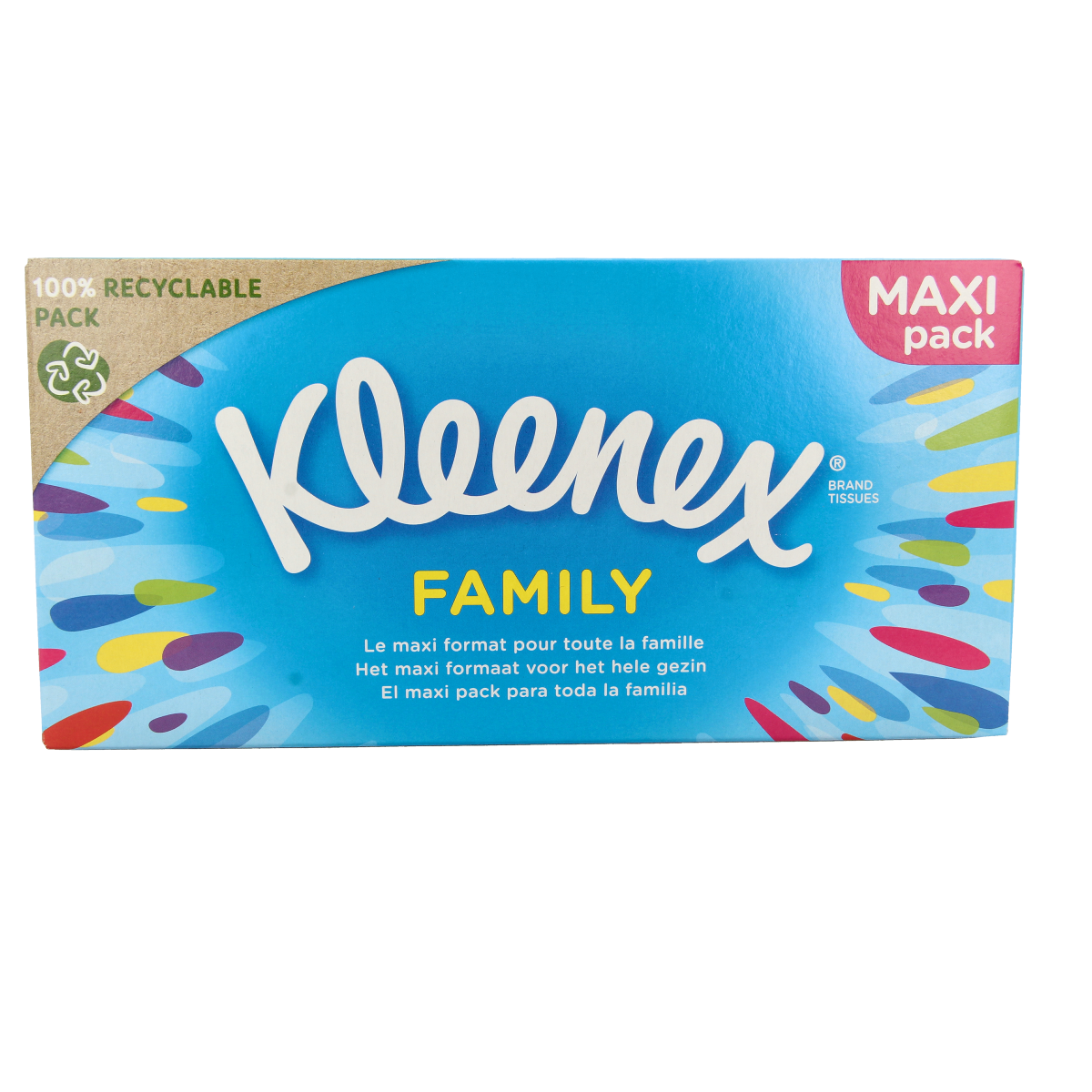 Kleenex Family maxi tissue 128.00 Stuks