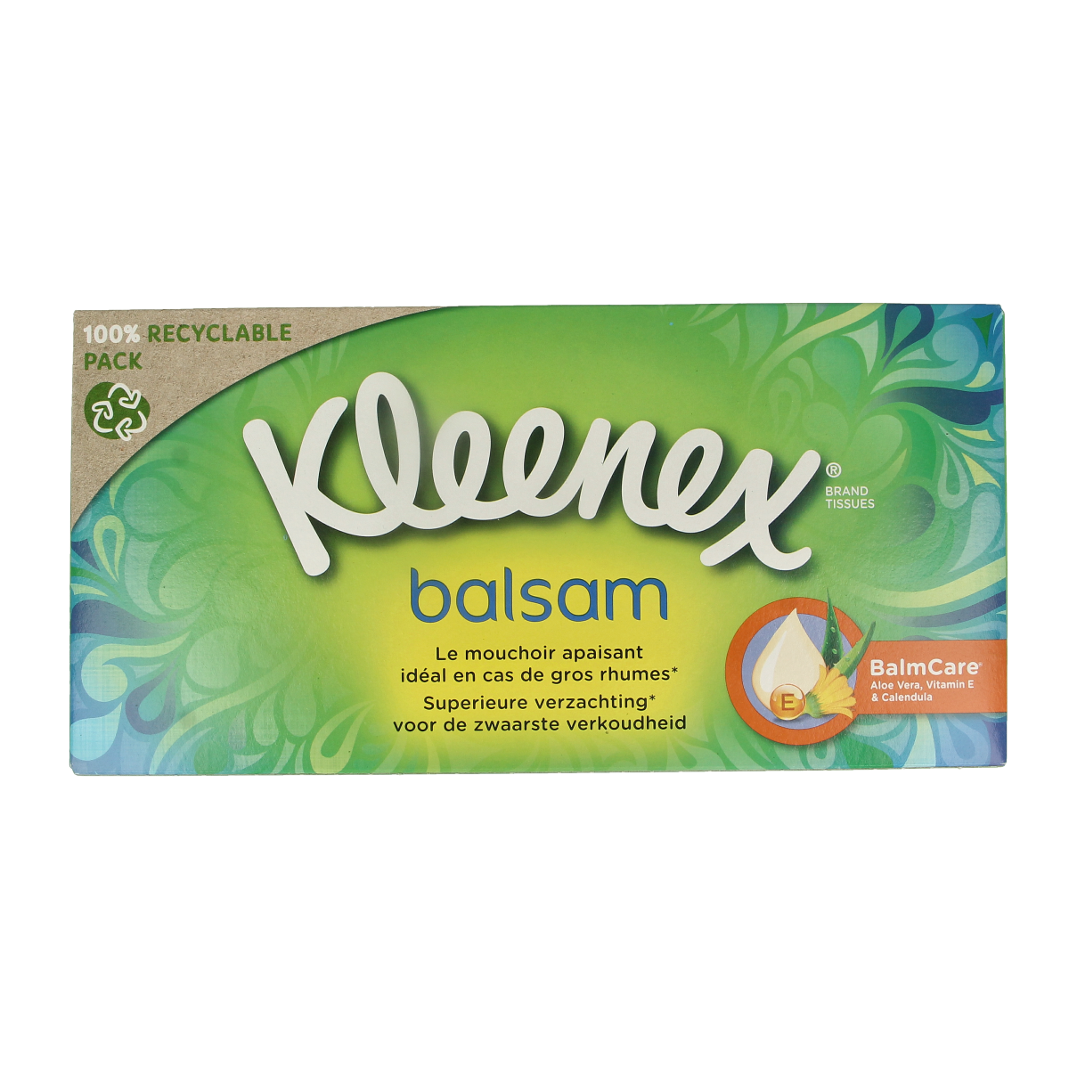 Kleenex Balsam tissue box 64.00 Stuks