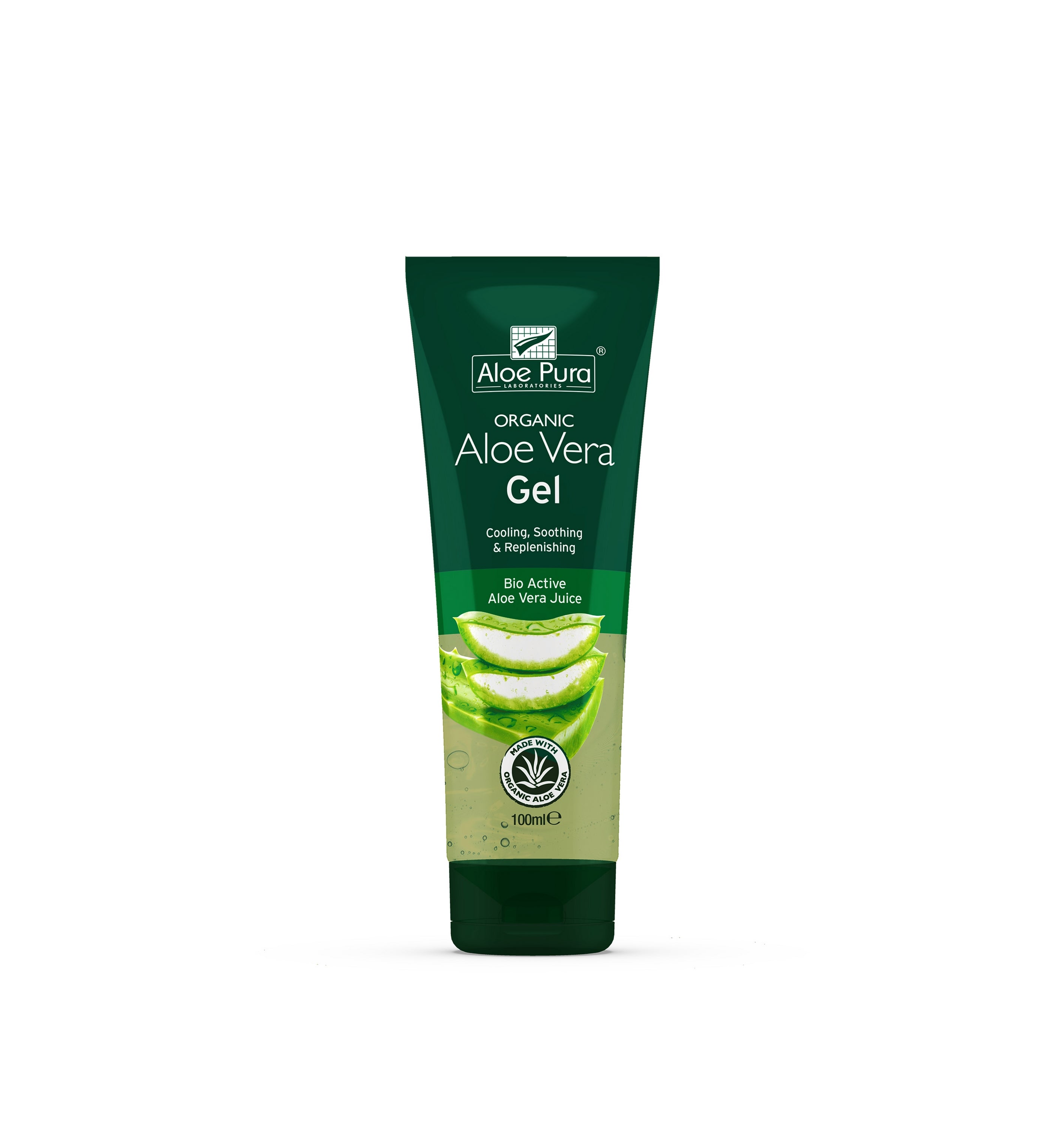 Optima Aloe pura aloe vera gel organic original 100.00 Milliliter