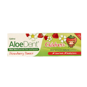 Aloe Dent Tandpasta aloe vera kinder fluor free 50.00 Milliliter
