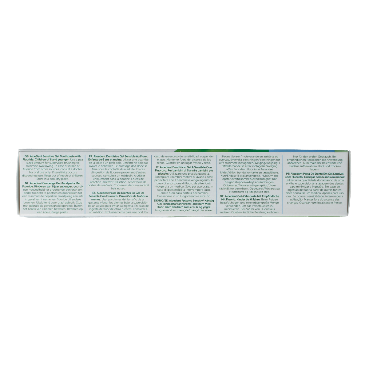 Aloe Dent Tandpasta aloe vera sensitive with fluor 100.00 Milliliter
