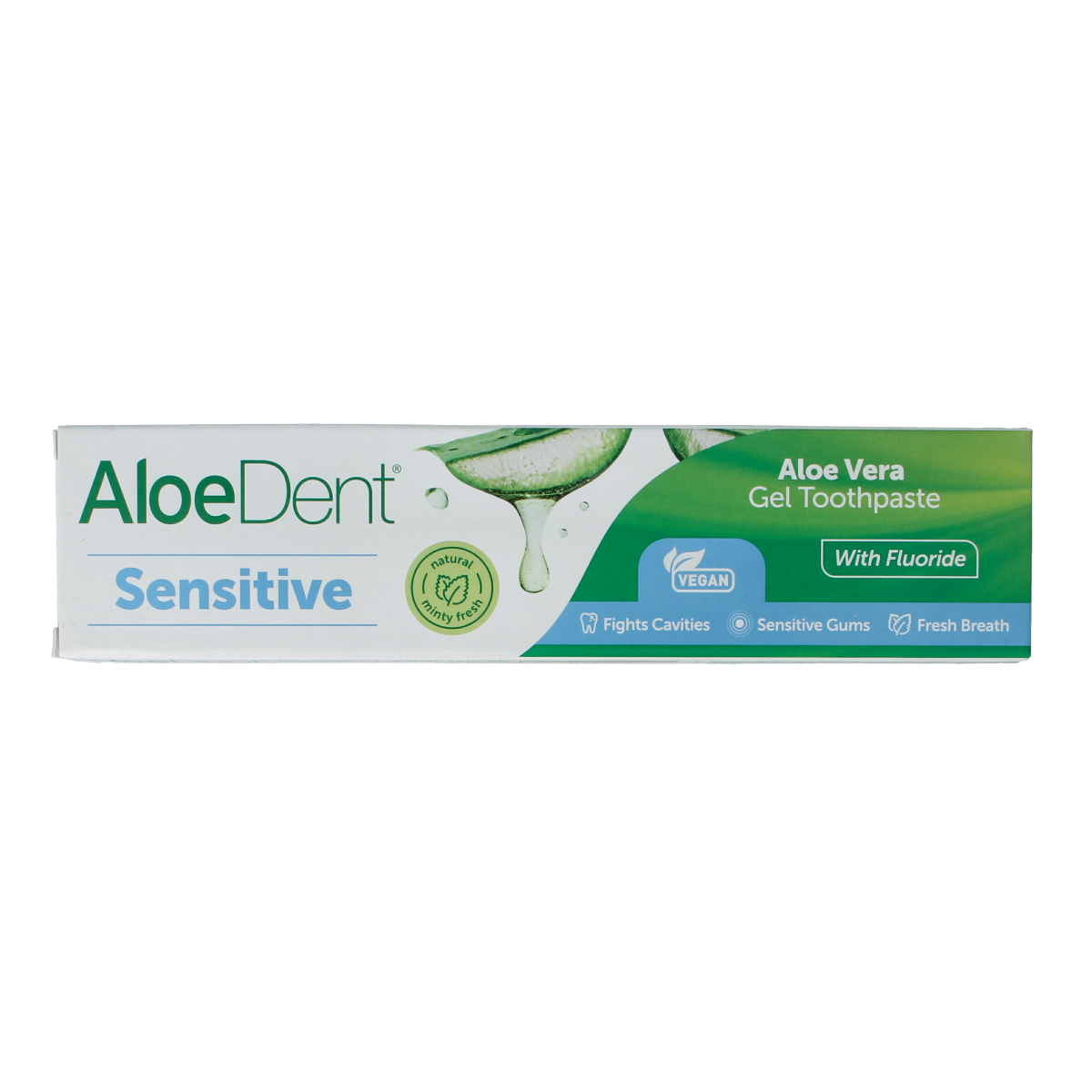 Aloe Dent Tandpasta aloe vera sensitive with fluor 100.00 Milliliter