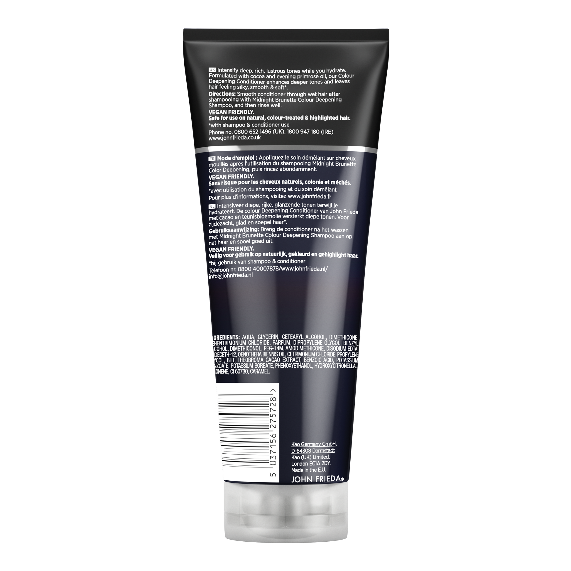 John Frieda Brilliant brunette midnight brunette conditioner  250.00 Milliliter
