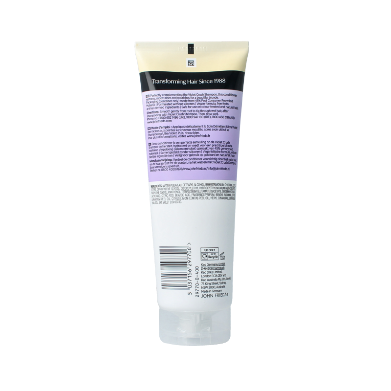 John Frieda Violet crush purple conditioner 250 Milliliter