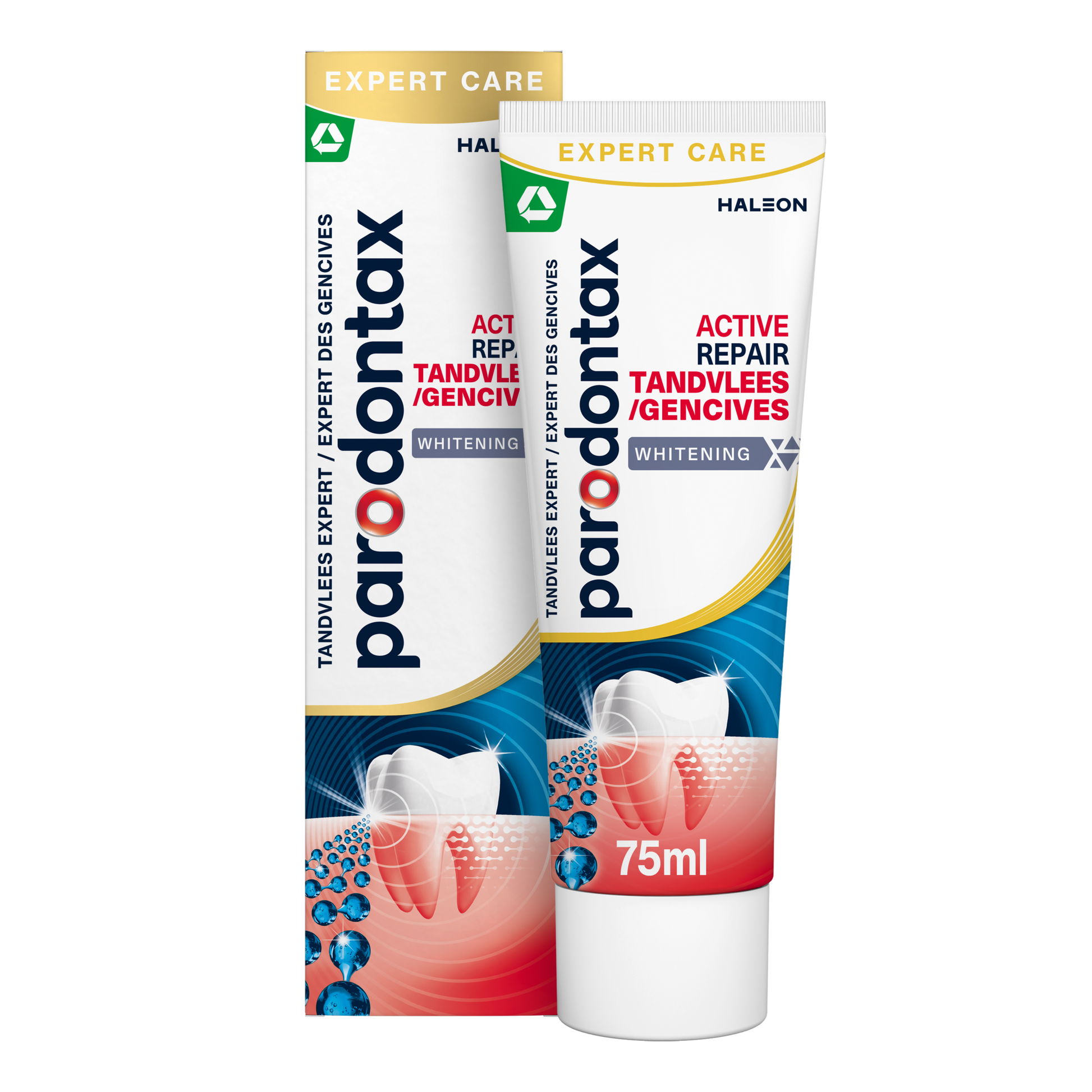 Parodontax Tandpasta active gum repair whitening 75.00 Milliliter