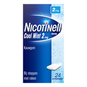 Nicotinell Kauwgom cool mint 2mg 24.00 Stuks