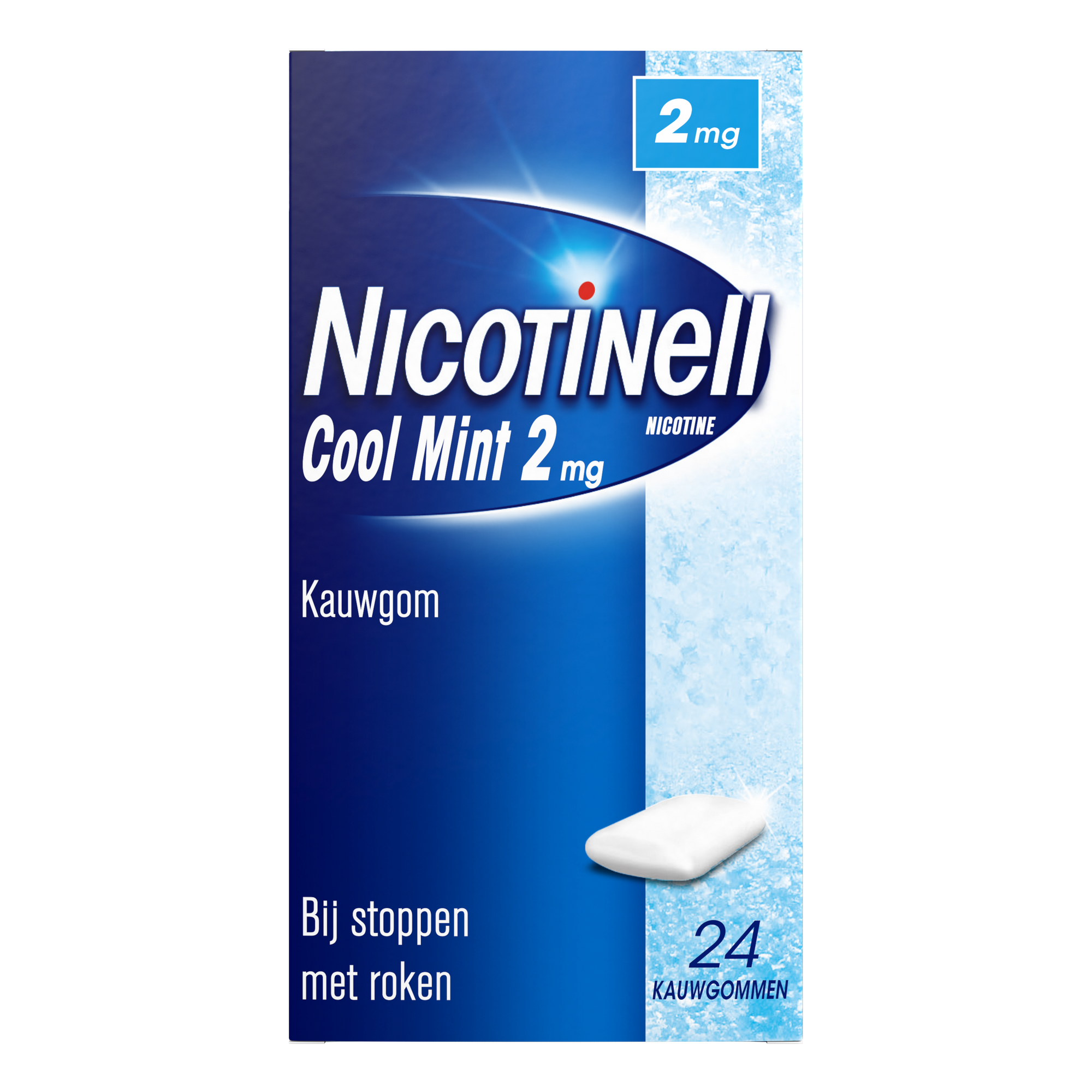Nicotinell Kauwgom cool mint 2mg 24.00 Stuks
