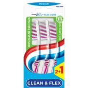 Aquafresh Tandenborstel clean & flex medium 3.00 Stuks