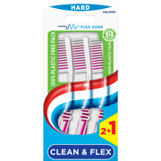 Aquafresh Tandenborstel clean & flex hard 3.00 Stuks