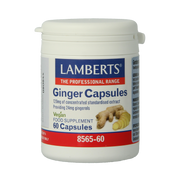 Lamberts Gember (ginger) 60.00 Vegetarische capsules