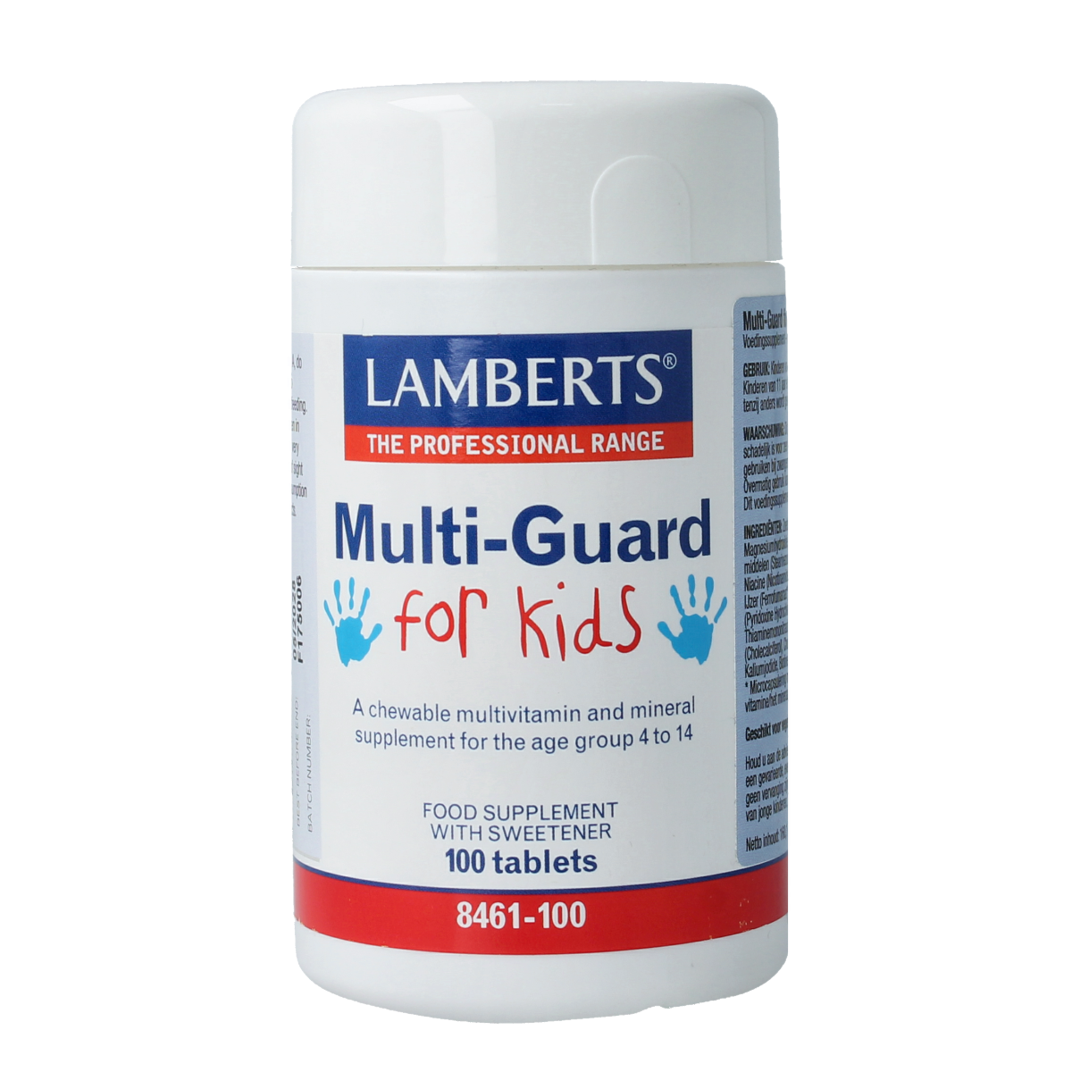 Lamberts Multi-guard for kids (playfair) 100.00 Kauwtabletten