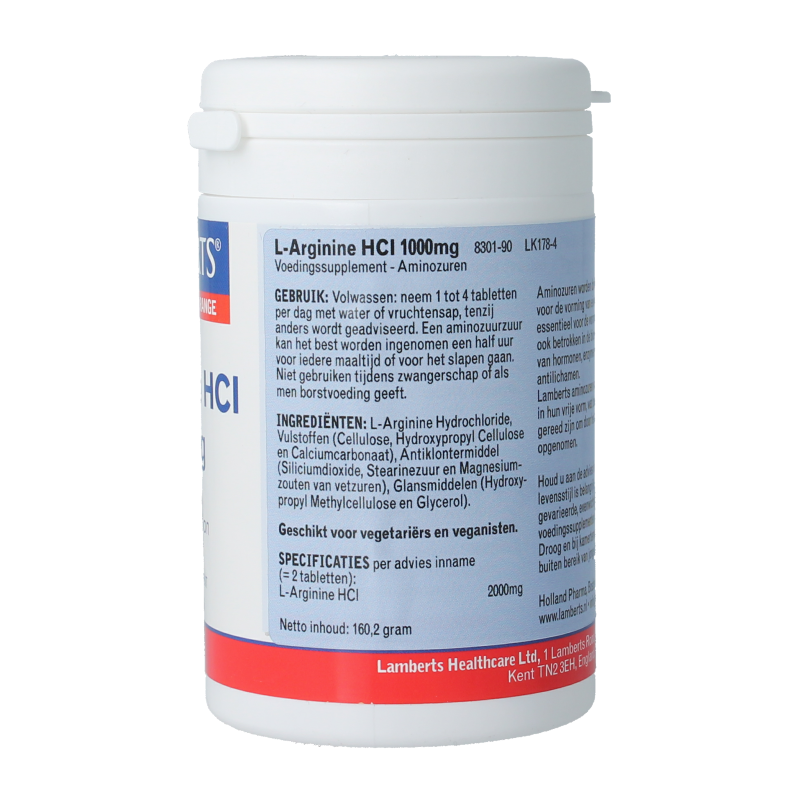 Lamberts L-Arginine 1000mg 90 Tabletten