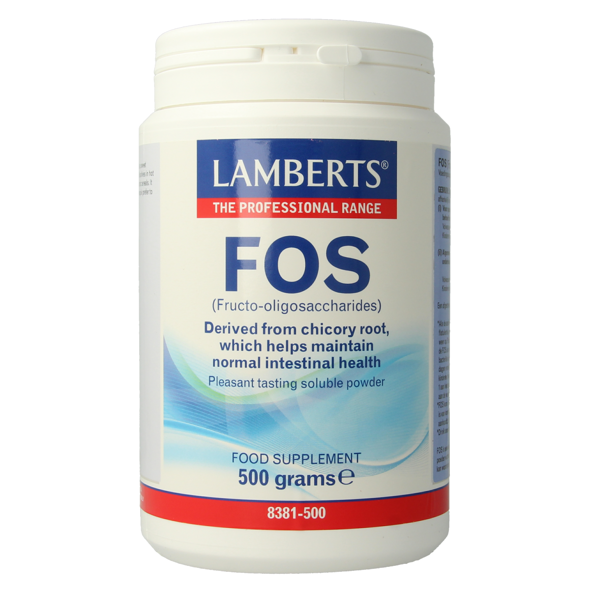 Lamberts FOS Fructo-oligosachariden poeder 500.00 Gram