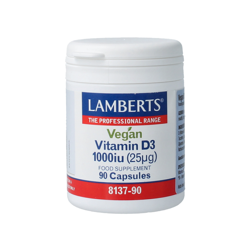 Lamberts Vitamine D3 1000IE 25mcg vegan 90 Capsules