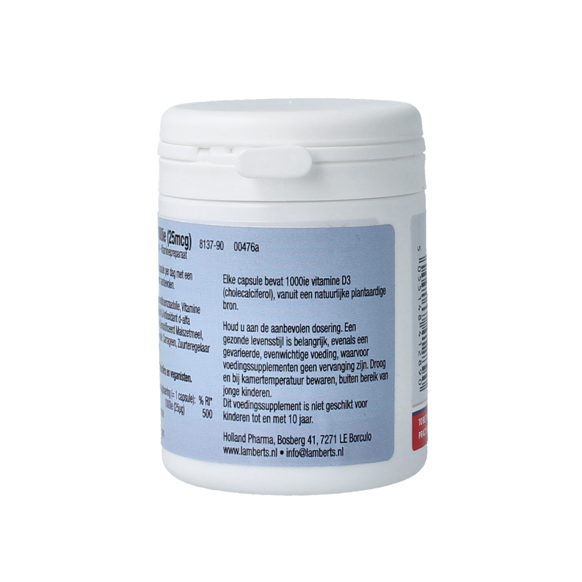 Lamberts Vitamine D3 1000IE 25mcg vegan 90.00 Capsules