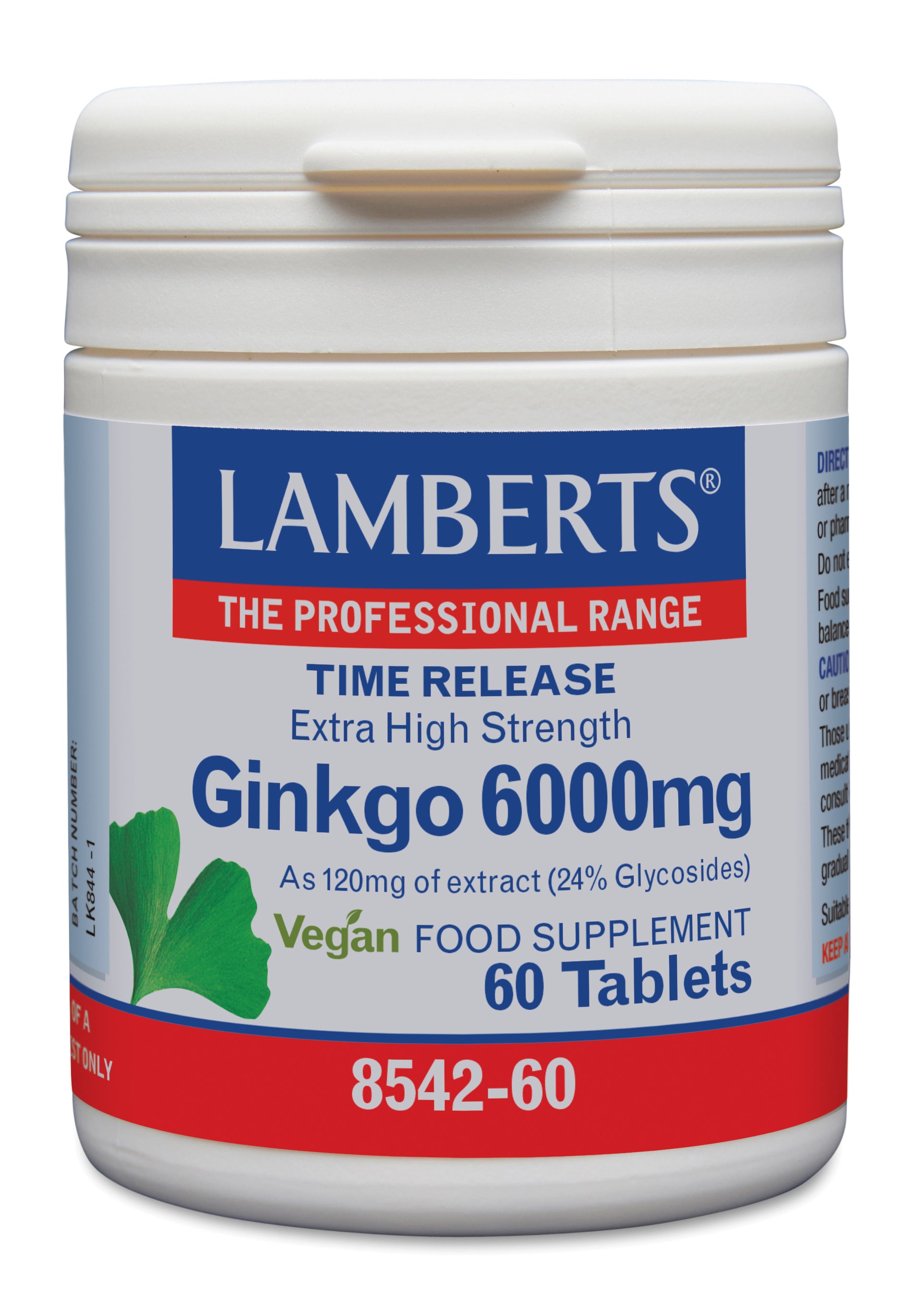 Lamberts Ginkgo 6000mg time release 60.00 Tabletten
