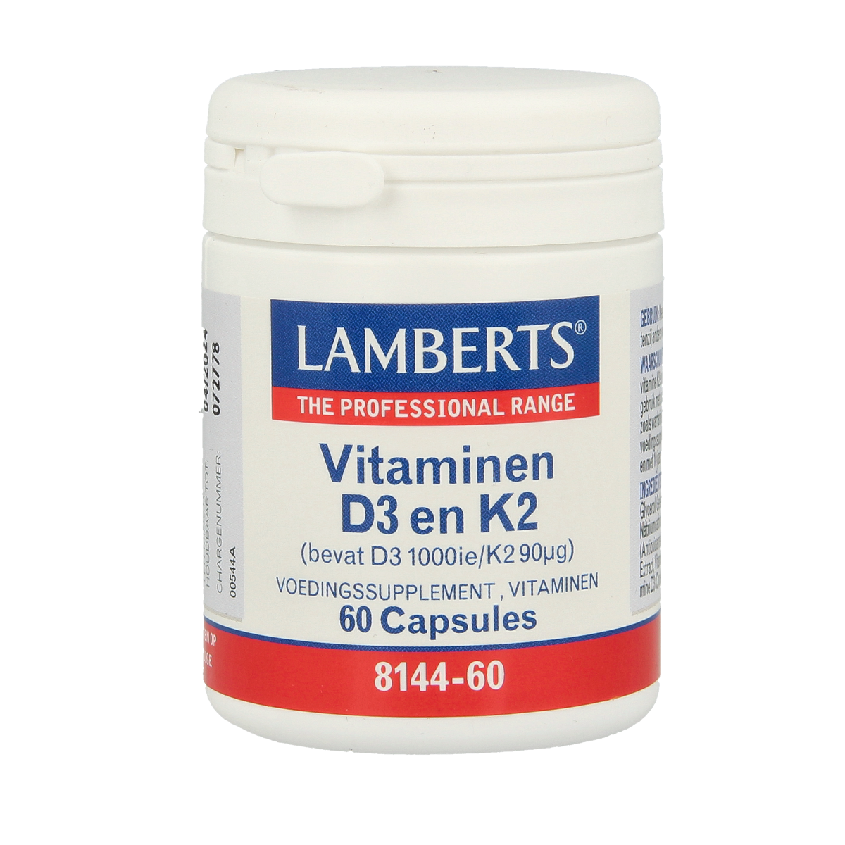 Lamberts Vitamine D3 1000IE en K2 90mcg 60.00 Capsules