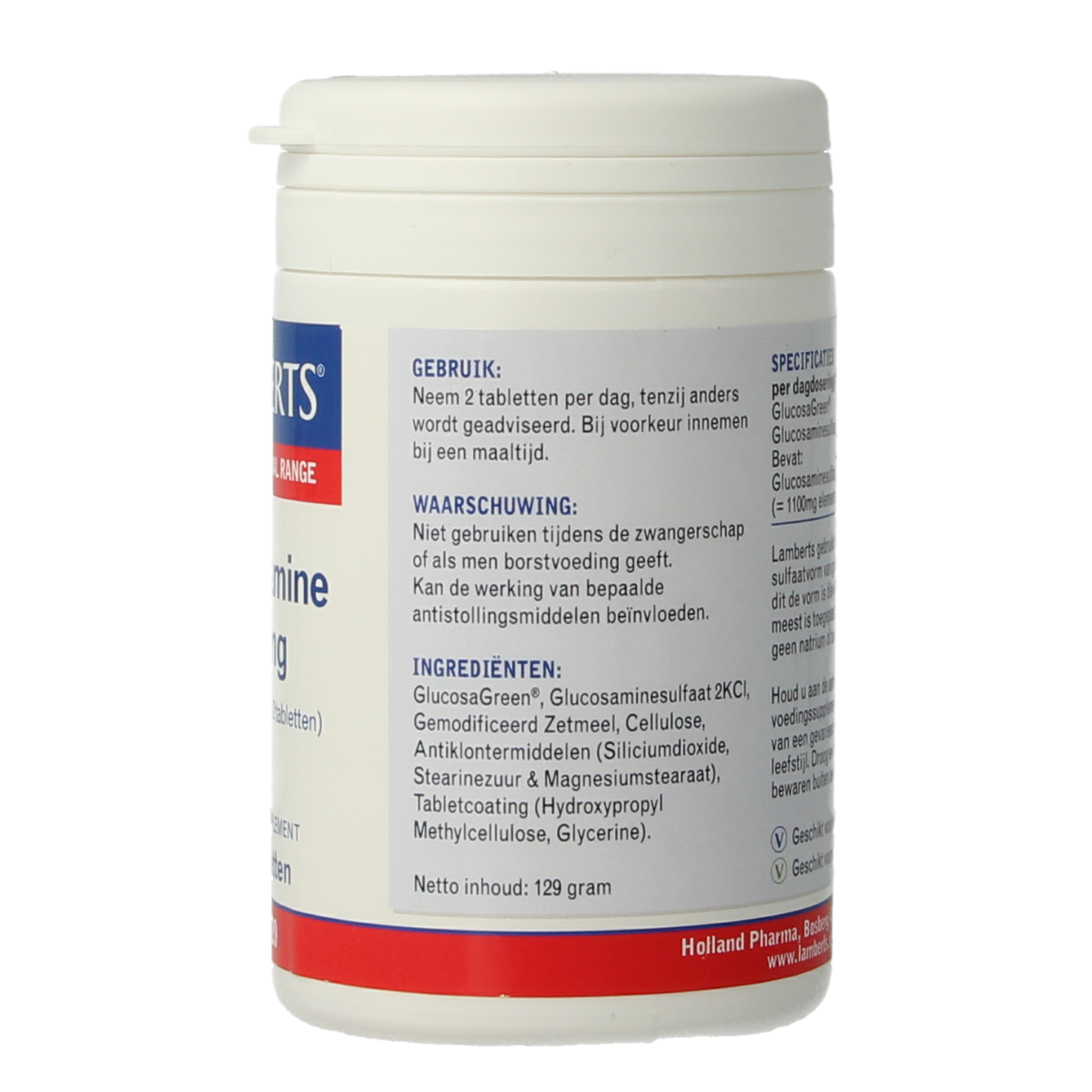 Lamberts Glucosamine 1100 vegan 120.00 Tabletten