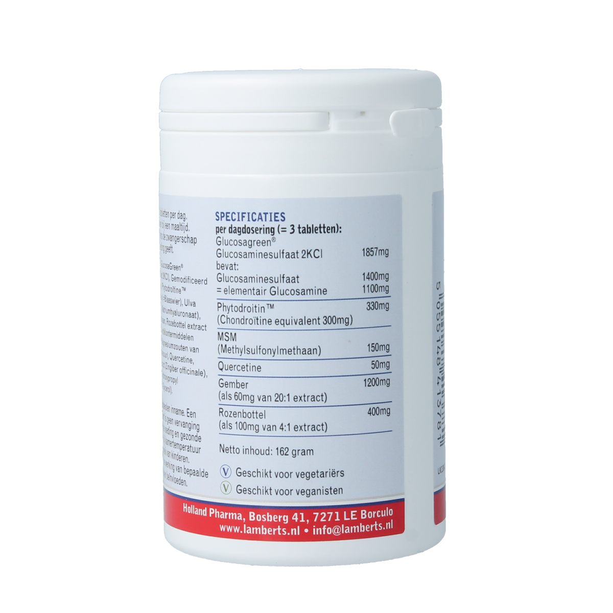 Lamberts Glucosamine compleet vegan 120.00 Tabletten