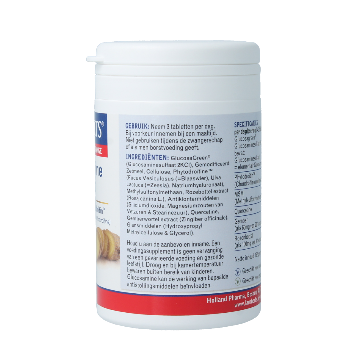 Lamberts Glucosamine compleet vegan 120.00 Tabletten
