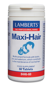 Lamberts Maxi-Hair multi met biotine, zink en selenium 60.00 Tabletten