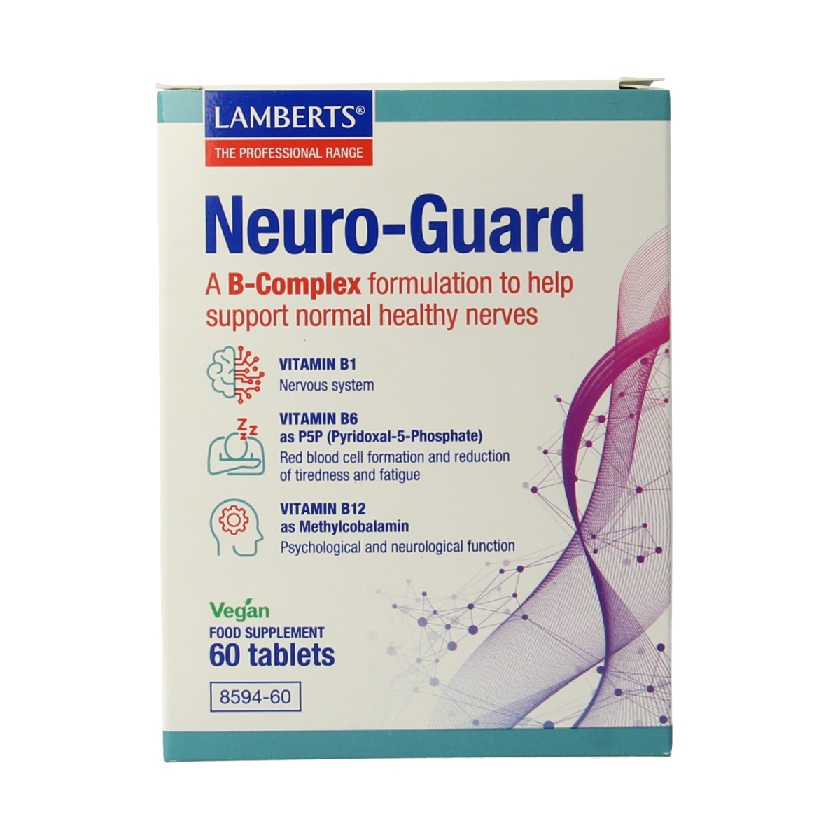 Lamberts Neuro-Guard met vitamine B1, B6 en B12 60.00 Tabletten