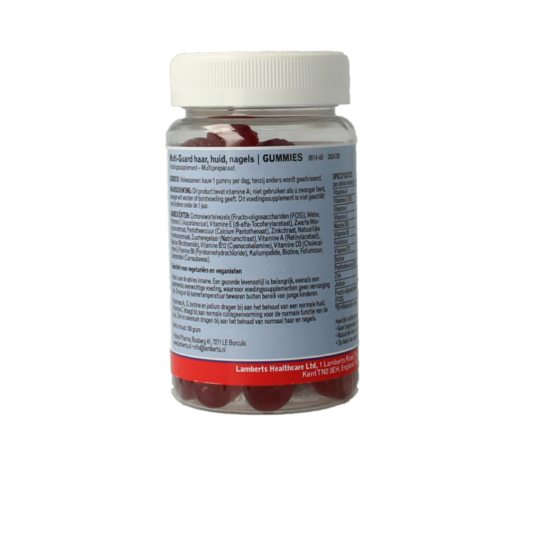 Lamberts Multi guard haar huid nagel gummies 60 Gummies