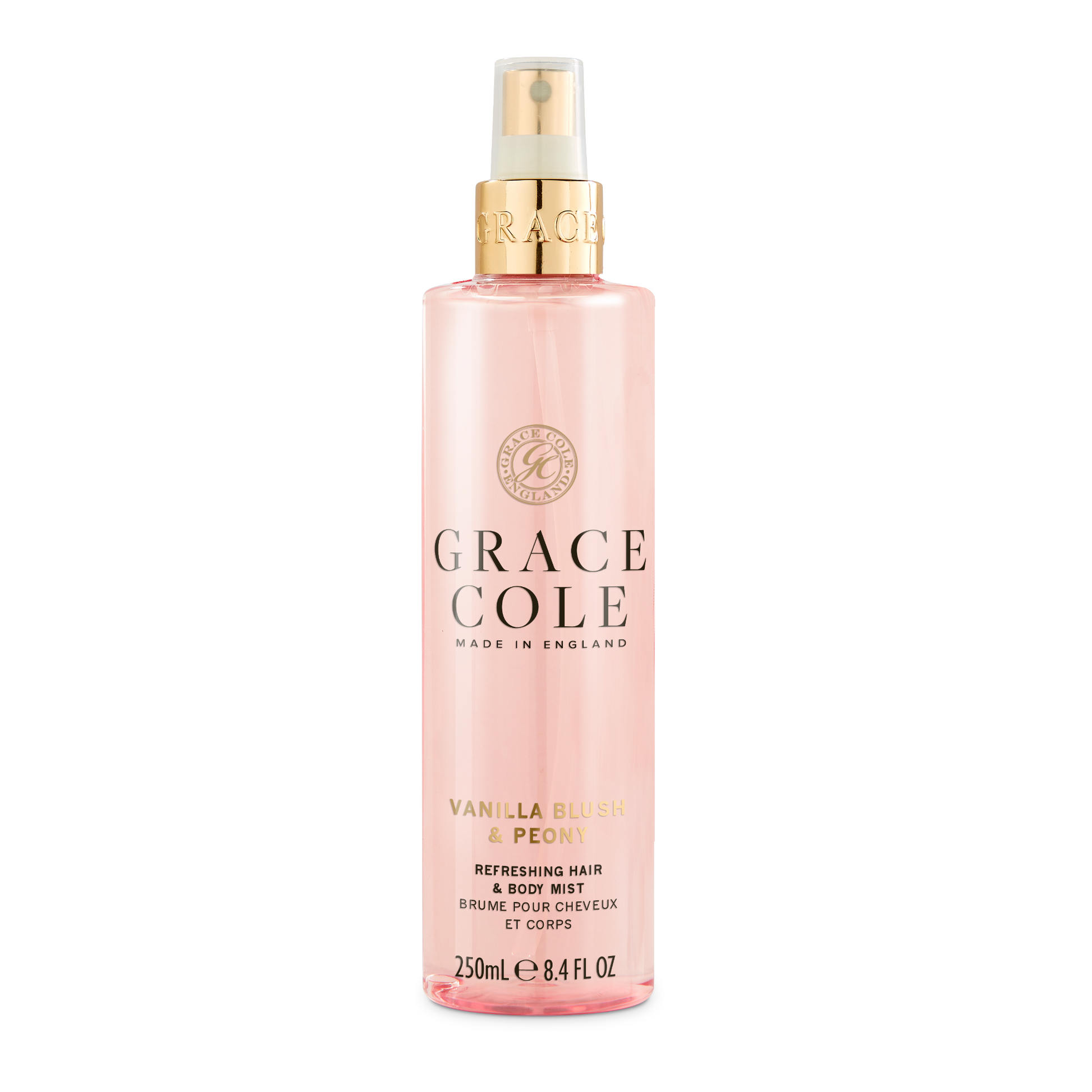 Grace Cole Vanilla blush & peony hair & body mist 250 Milliliter