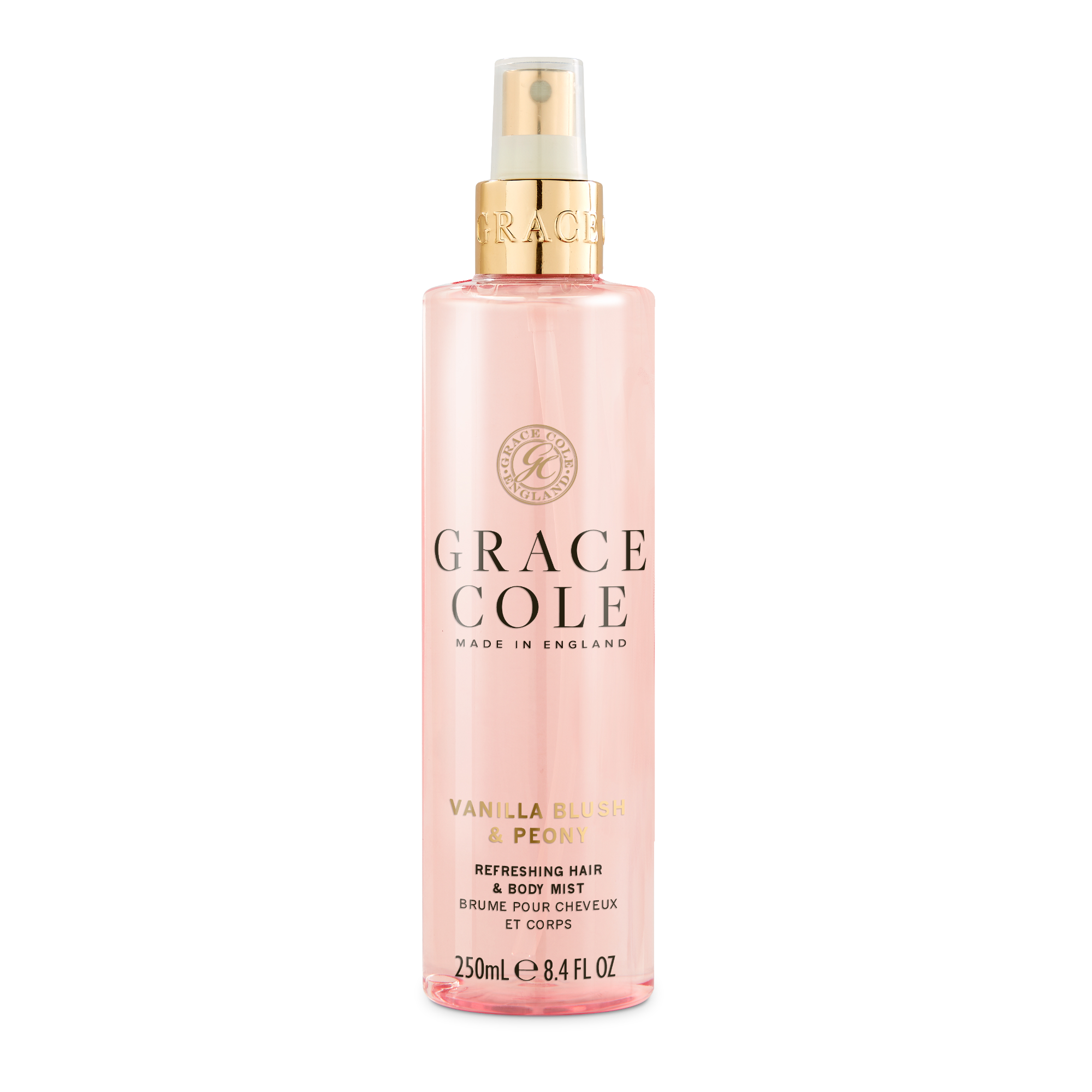 Grace Cole Vanilla blush & peony hair & body mist 250 Milliliter