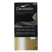 Dermatix Dermatix siliconen sheet fabric 4x13cm 1.00 Stuks