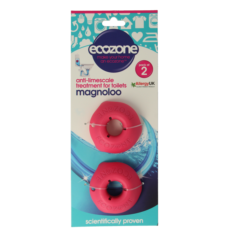 EcoZone Toiletontkalker magnoloo 2 Stuks