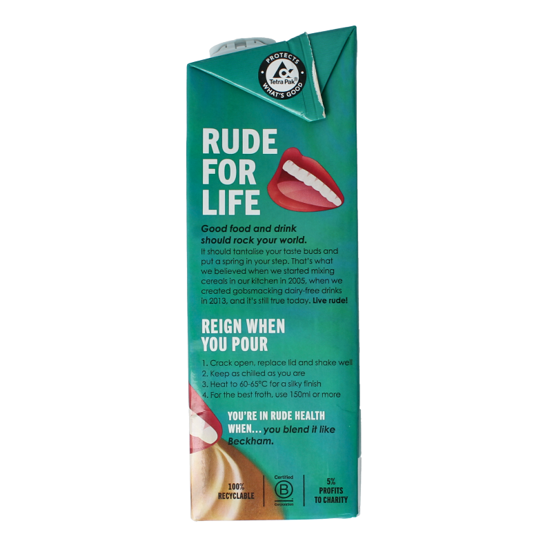 Rude Health Barista soja bio 1 Liter