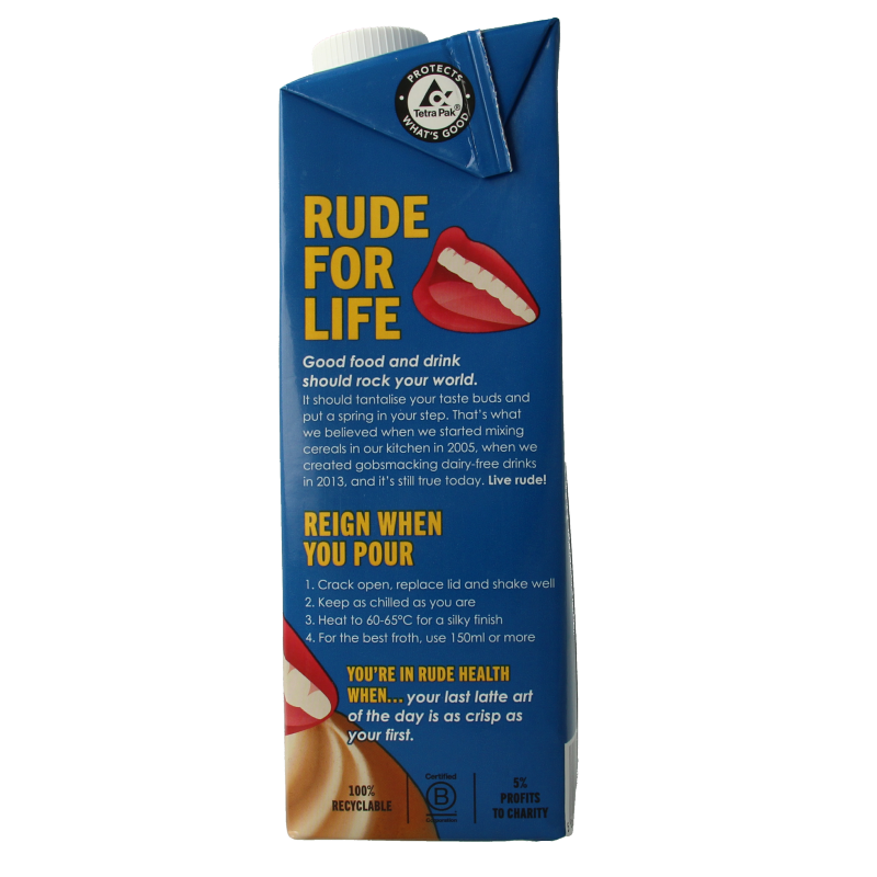 Rude Health Oat barista 1 Liter