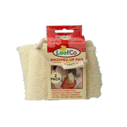 Loofco Afwas spons loofah bio 2.00 Stuks