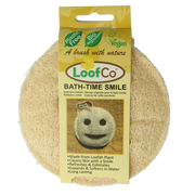 Loofco Douche en bad spons smiley bio 1.00 Stuks
