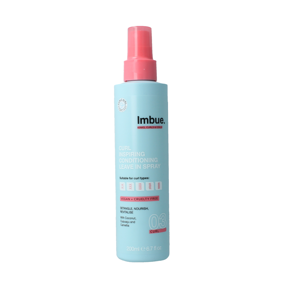 Imbue Curl inspiring conditoner leave in spray 200.00 Milliliter