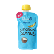 Ella's Kitchen Bananas & coconut knijpzakje 4+ maanden bio 120.00 Gram