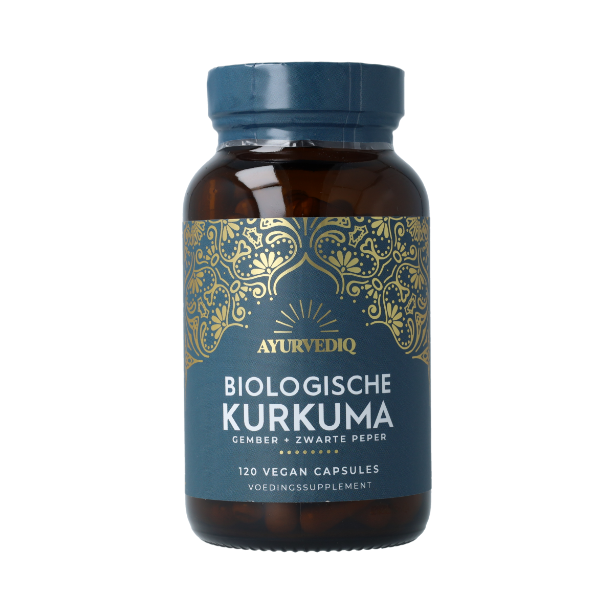 Ayurvediq Biologische Kurkuma 120.00 Vegetarische capsules