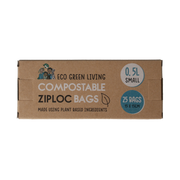 Eco Green Living Bewaarzakjes hersluitbaar 0.5 liter 15.00 Stuks