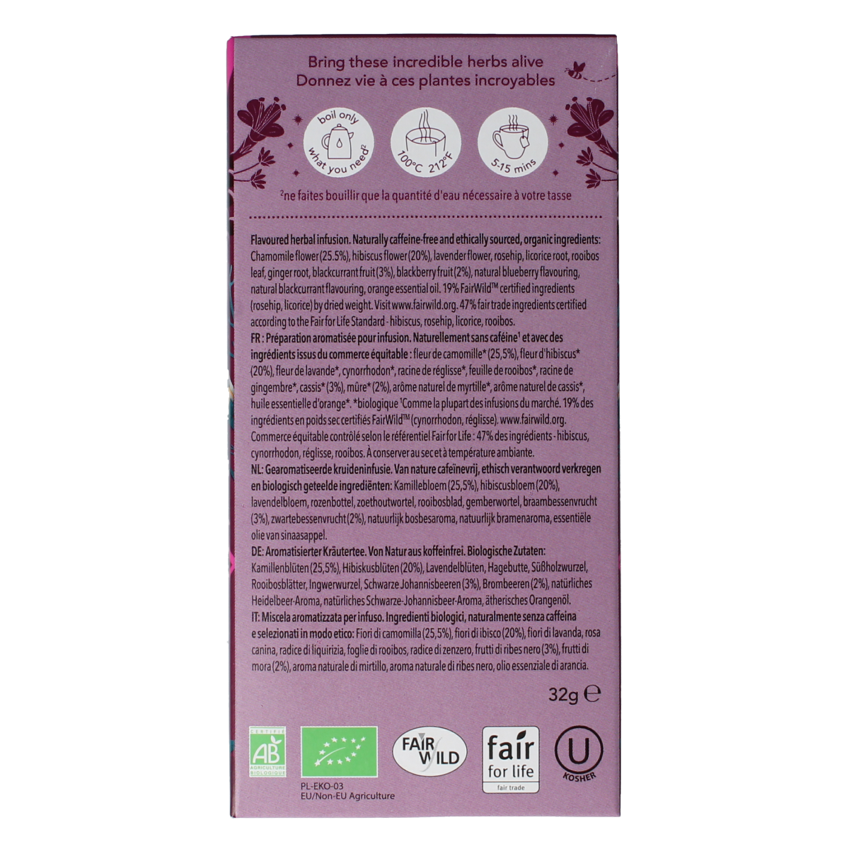 Pukka Night time berry bio 20.00 Zakjes