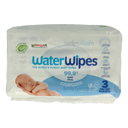 Waterwipes Babydoekjes 3-pack 144.00 Stuks