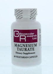 Cardio Vasc Res Magnesium tauraat 60.00 Capsules