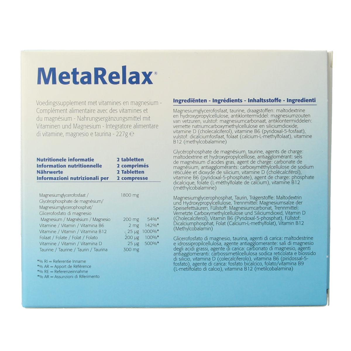 Metagenics Metarelax 180.00 Tabletten